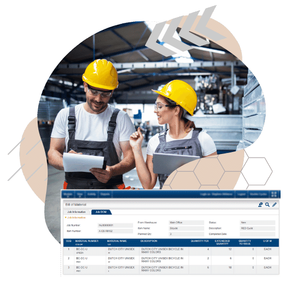 Kechie ERP&rsquo;s Manufacturing module helps to keep track of products manufactured through internal production