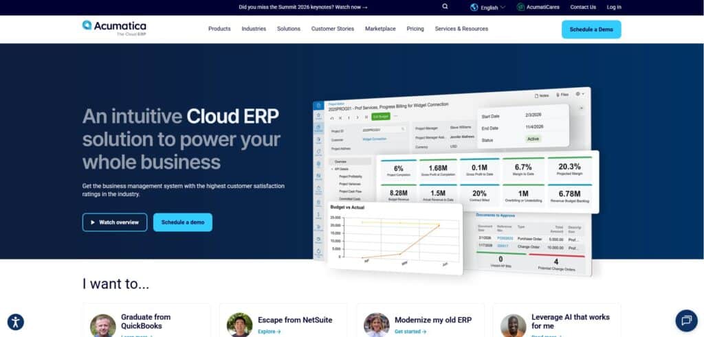 Acumatica Software Features