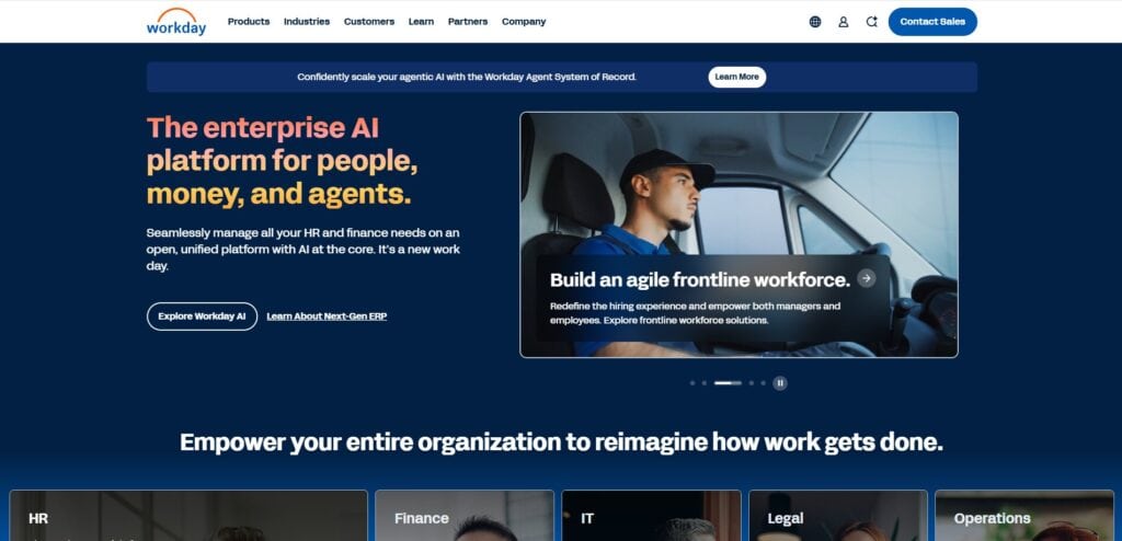 Workday info page
