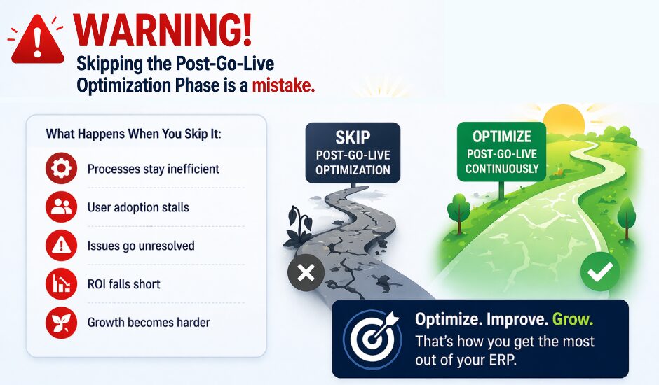 Post-Go-Live Phase warning