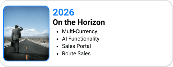 2026 New Functionality on the horizon