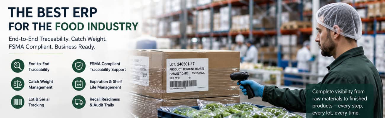 ERP for Food Industry and features