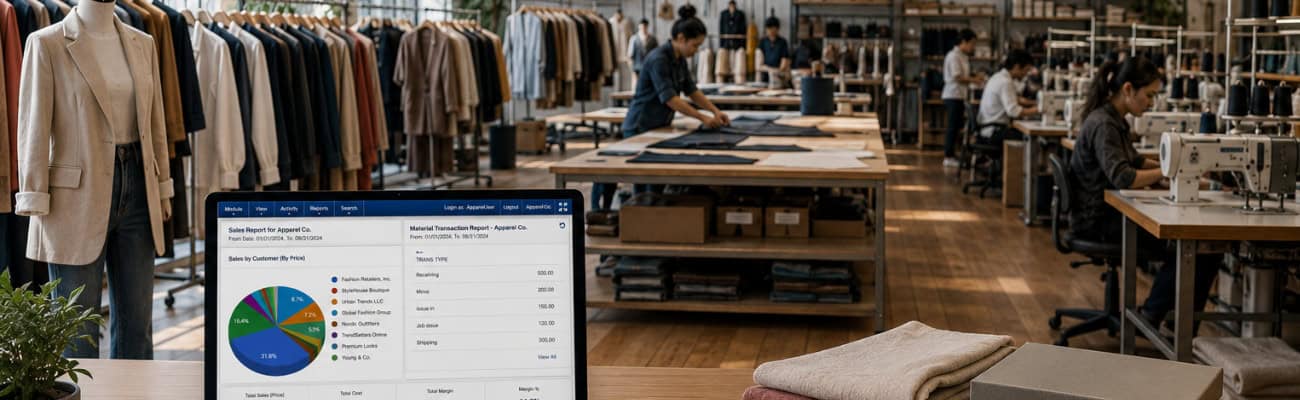 Apparel ERP mfg